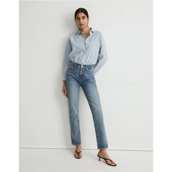 MADEWELL The Petite Perfect Vintage Jean in Heathcote Wash NG762 // 27P - Picture 12 of 12